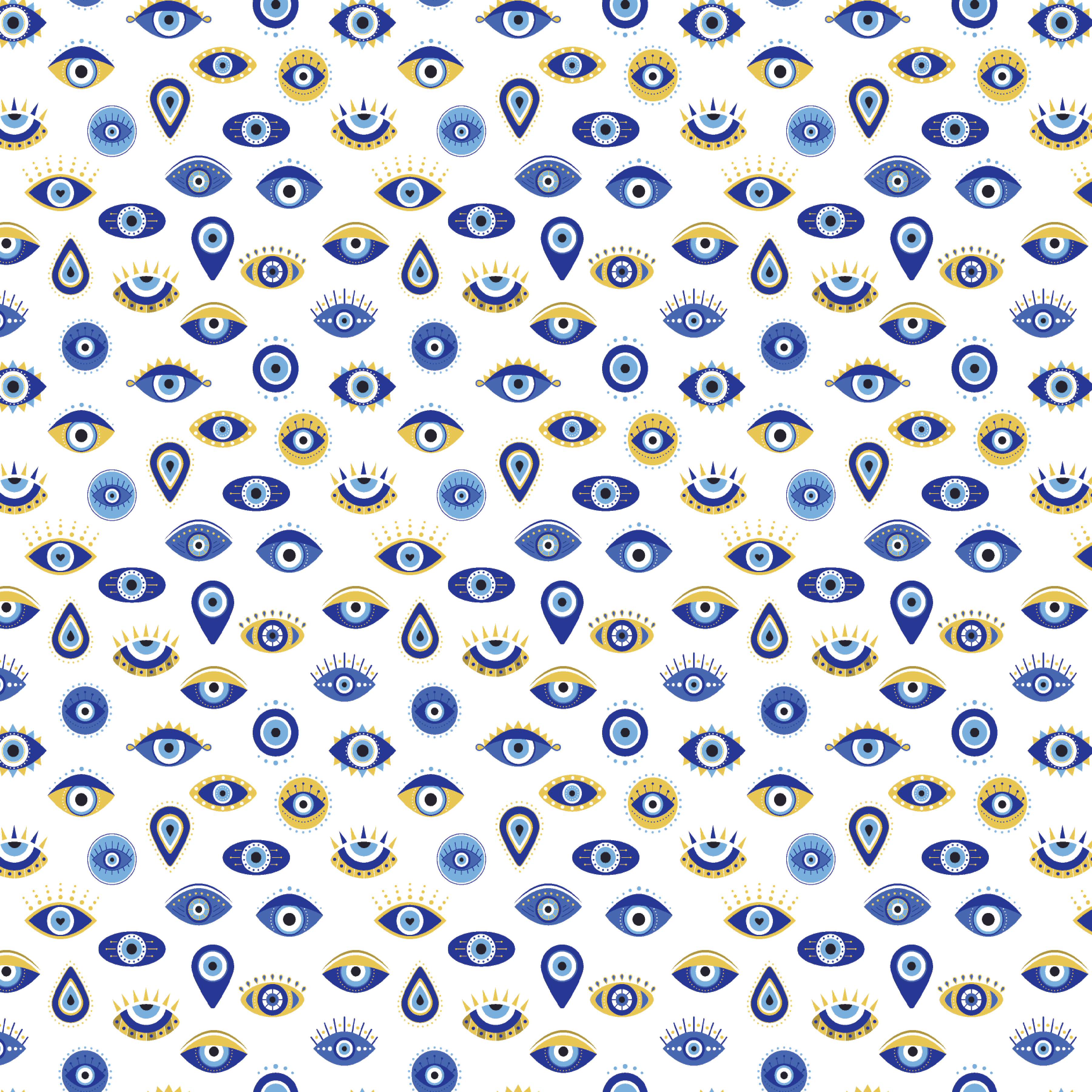 Evil Eye Pattern Acrylic Sheets - CMB Pattern Acrylic